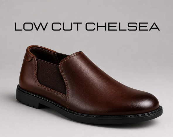 BROWN LOWCUT CHELSEA