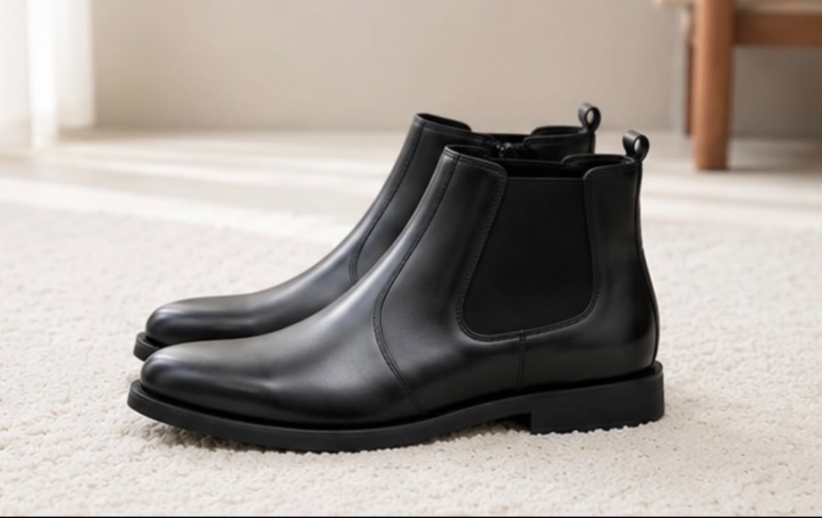 Black Zipper Chelsea