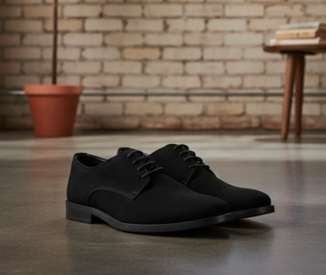 SUEDE DERBY SHOES