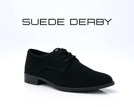 SUEDE DERBY SHOES