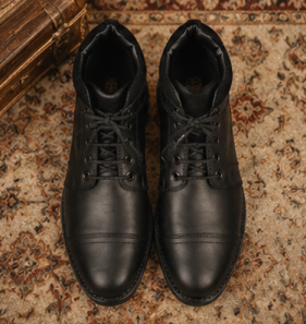Black High Neck Shoes