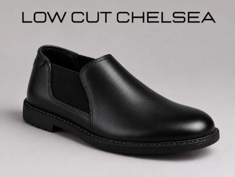 BLACK LOWCUT CHELSEA