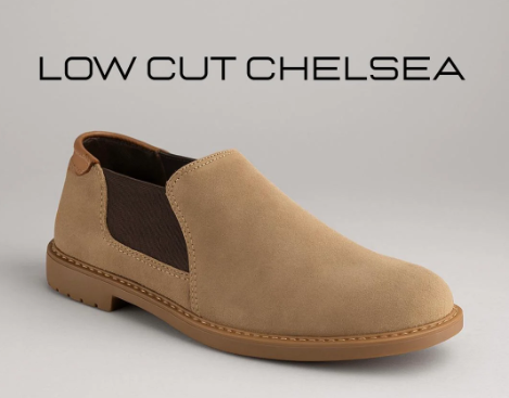 BEIGE LOWCUT CHELSEA