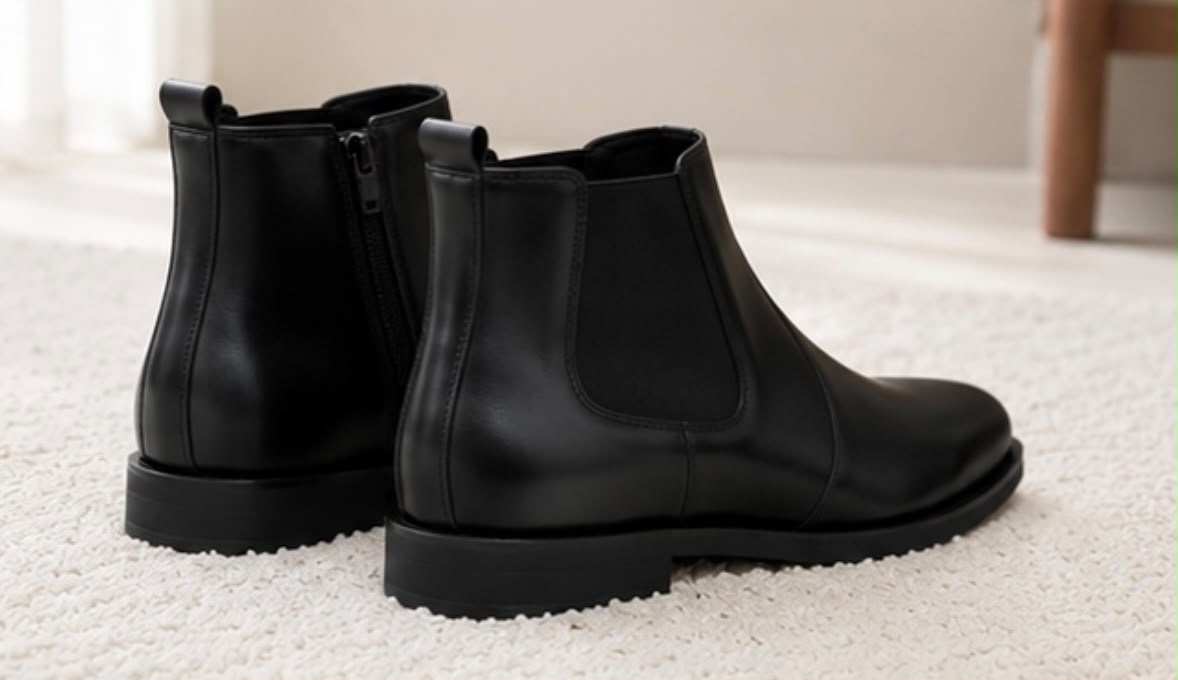 Black Zipper Chelsea